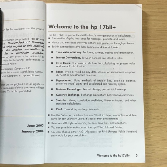 hp 17bll+ Financial Calculator - Picture 4 of 6